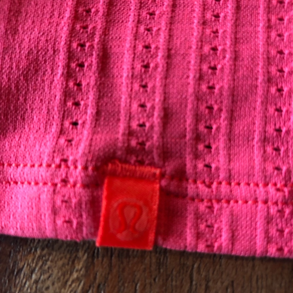 lululemon athletica Tank Pink Salmon Sleeveless Top - Picture 2 of 7